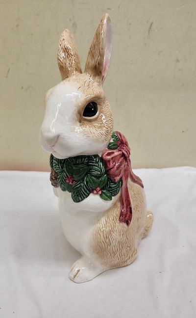 Nantucket Christmas Bunny Figurine