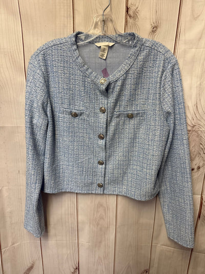 H&M Women's Size L Light Blue Jacket