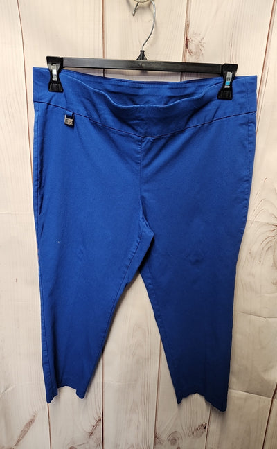 Rafaella Women's Size 16 Blue Capris