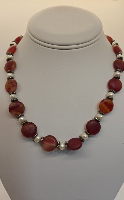 Red Beaded Necklace