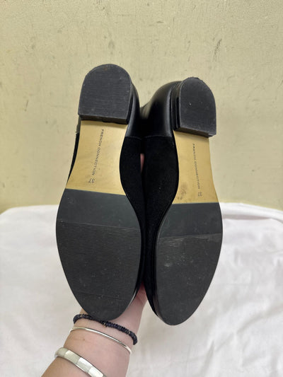 French Connection Women's Size 37 = 6-1/2 Black Boots Shoes