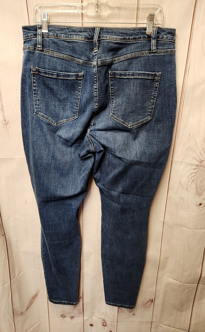 INC Women's Size 32 (13-14) Blue Jeans Skinny
