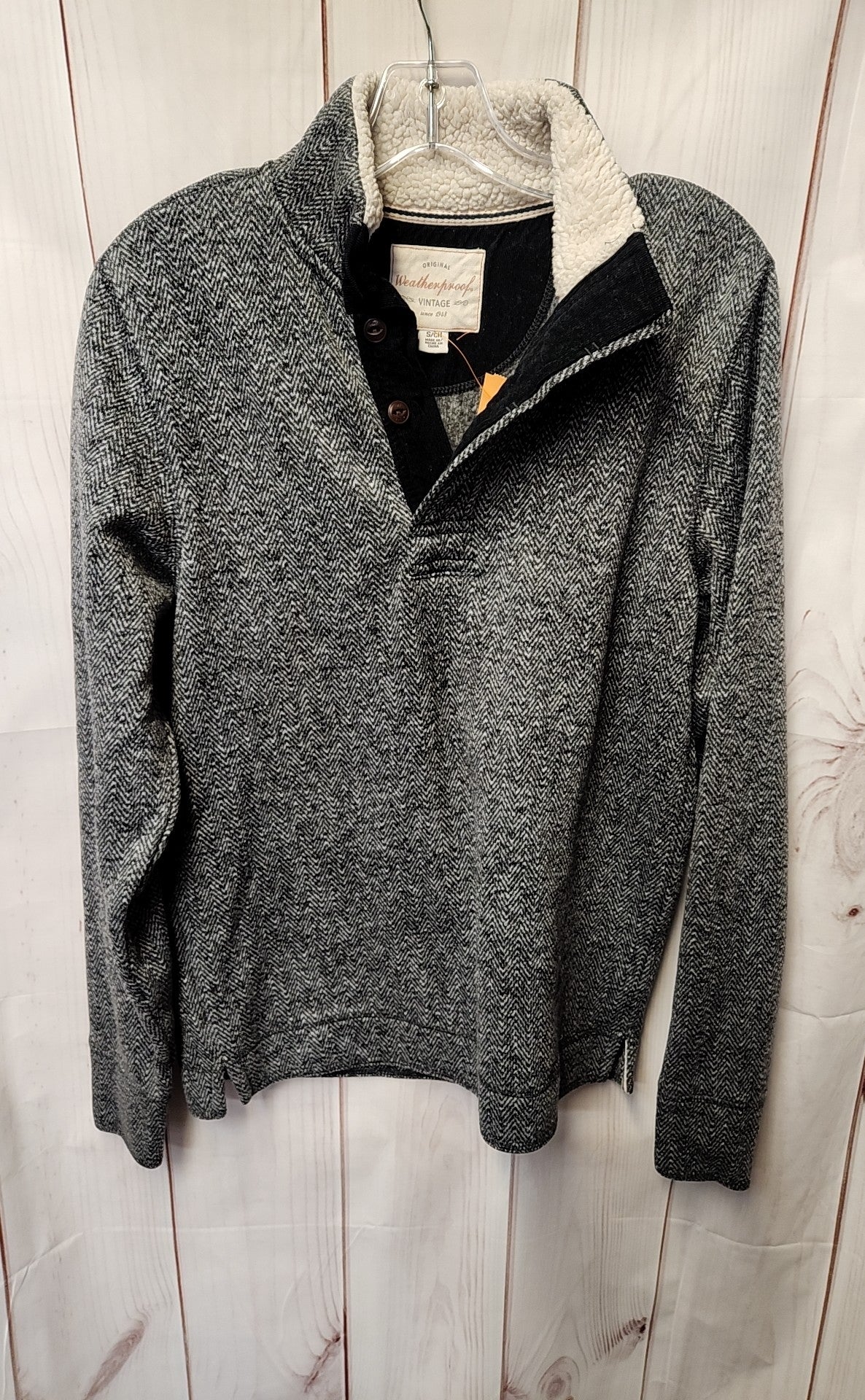 Weatherproof Men's Size S Gray Sweatshirt
