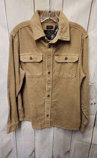NWT Buffalo Men's Size S Tan Corduroy Shirt