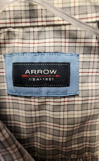 Arrow Men's Size XL Gray Shirt