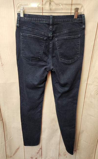 J Crew Women's Size 27 (3-4) Blue Jeans 9" Mid Rise Skinny
