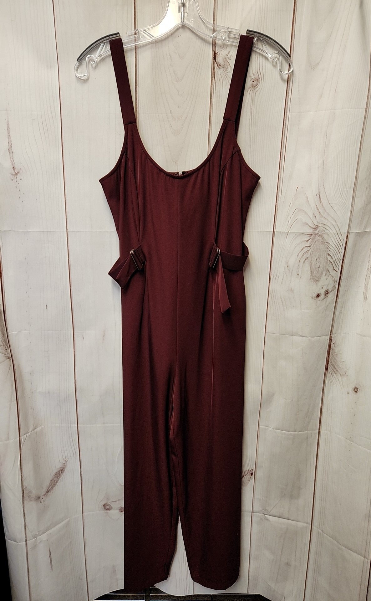 Silence & Noise Women's Size S Maroon Jumpsuit