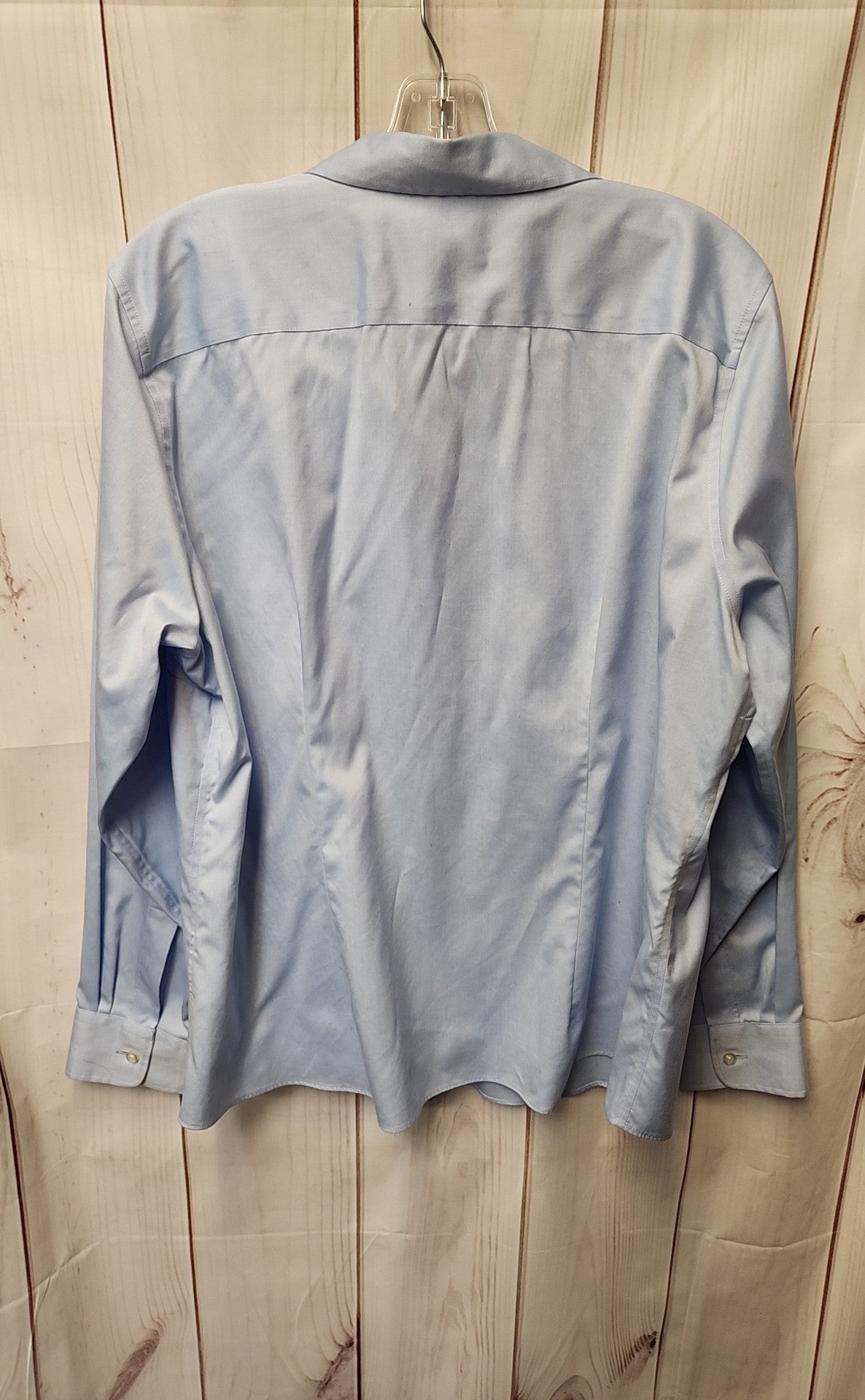 Lands End Women's Size 18 Light Blue Long Sleeve Top