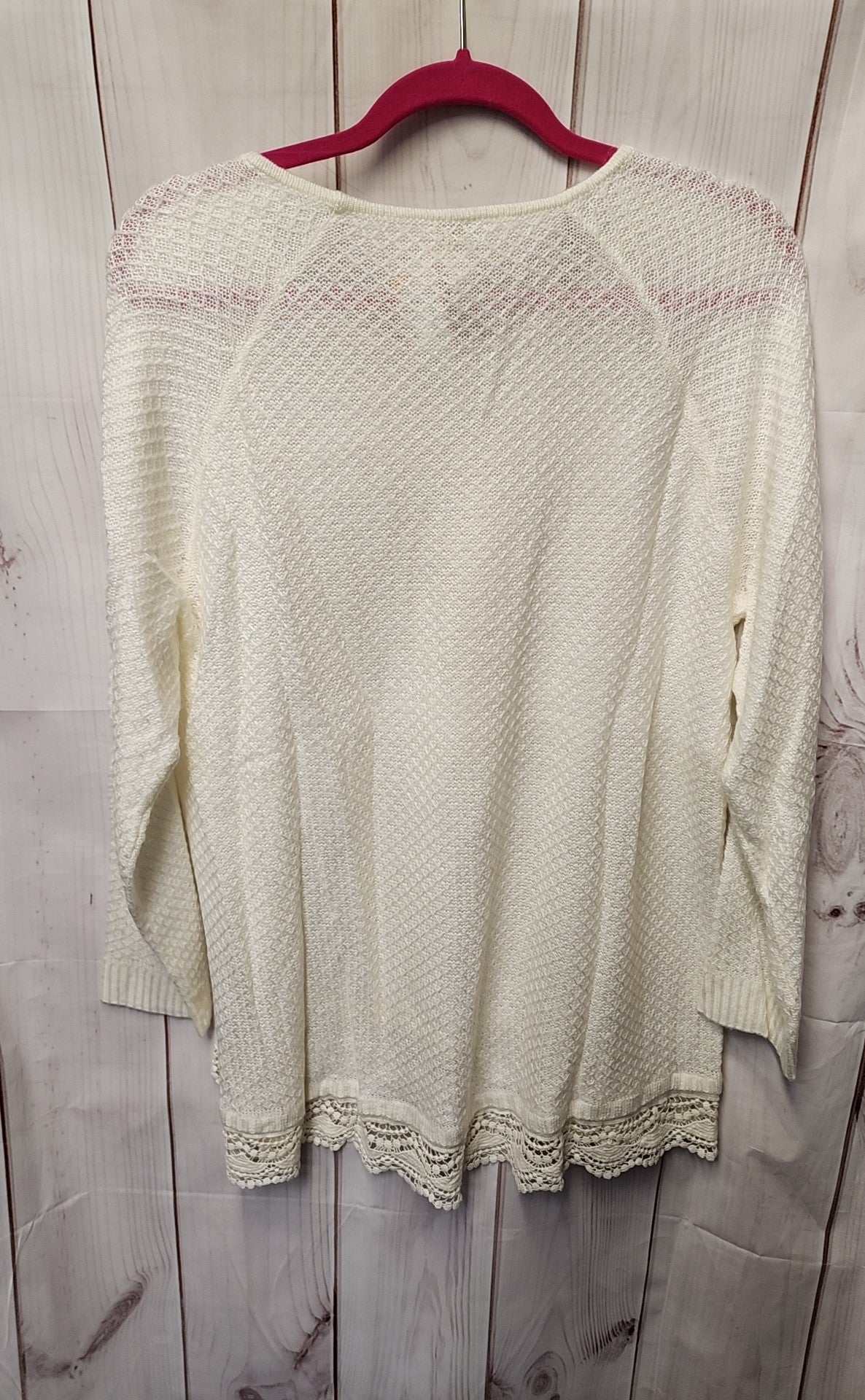 NWT Chico's Women's Size 3 = US XL White Sweater