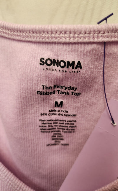Sonoma Women's Size M Purple Sleeveless Top