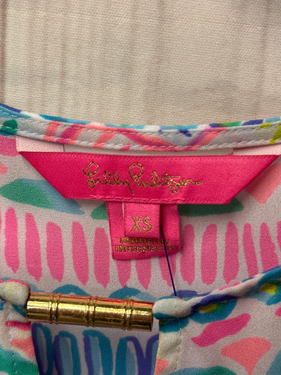 Lilly Pulitzer Women's Size XS Multi-Color Short Sleeve Top