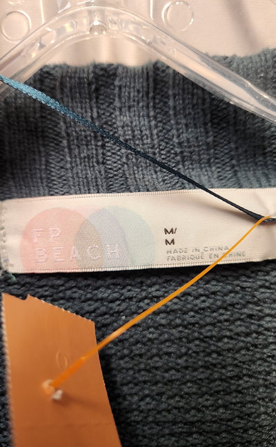 FP Beach Women's Size M Teal Cardigan