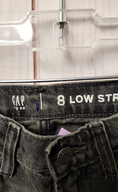 Gap Girl's Size 8 Black Jeans Low Stride