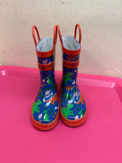 Lone Cone Boy's Size 10 Blue Rain Boots