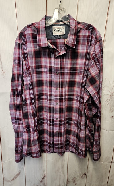 Flag & Anthem Men's Size XL Purple Shirt