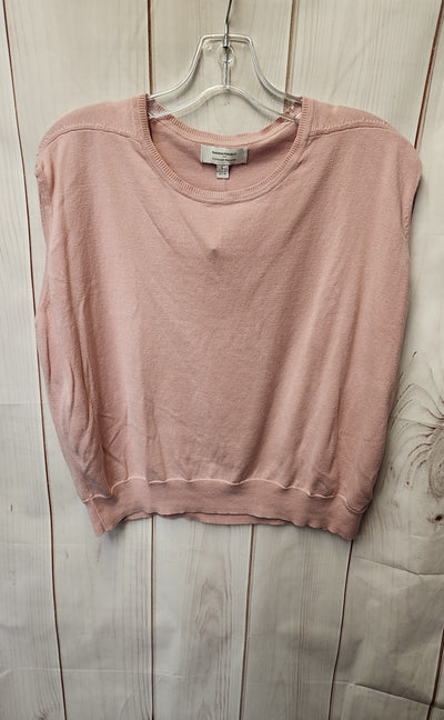 Banana Republic Women's Size L Pink Knit Sleeveless Top