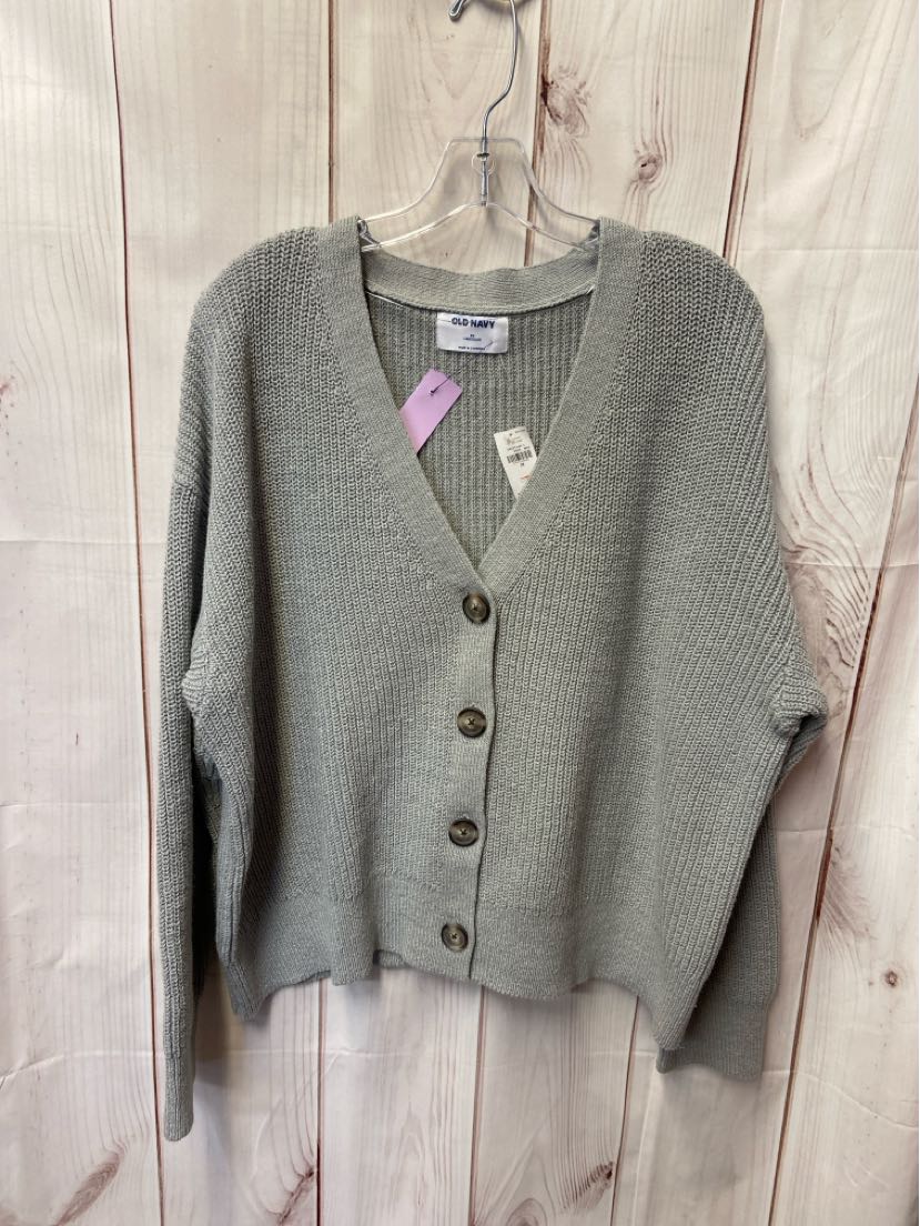 Old Navy Women's Size 2X Gray Cardigan