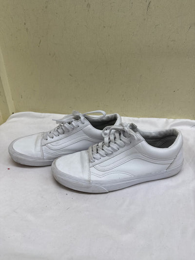 Vans Men's Size 9 White Sneakers Shoes