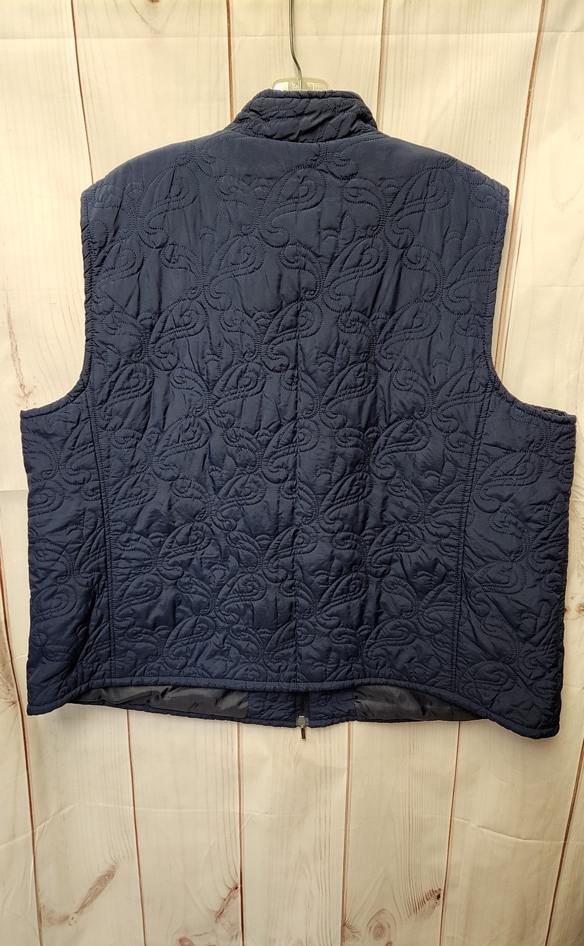 Croft & Barrow Women's Size 2X Navy Vest