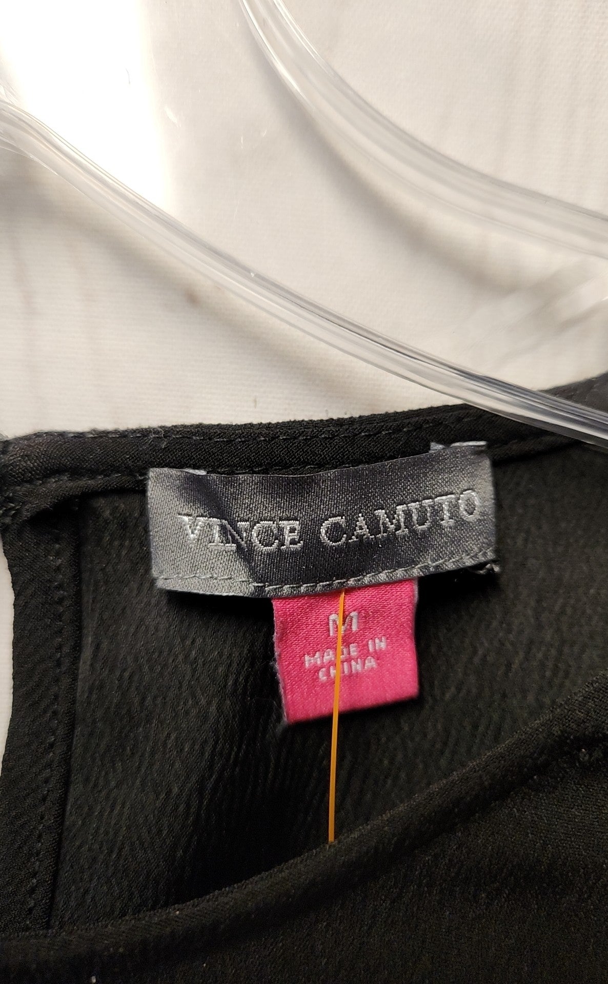 Vince Camuto Women's Size M Black 3/4 Sleeve Top