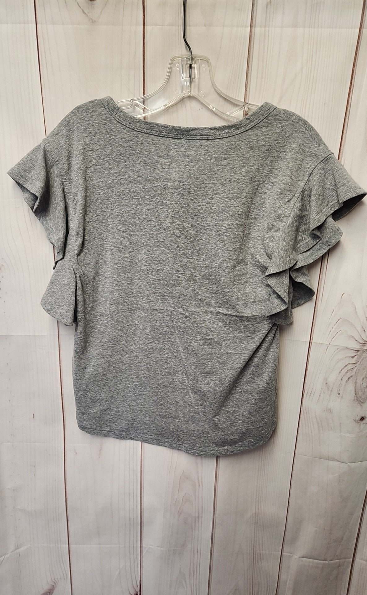 Loft Women's Size M Gray Short Sleeve Top