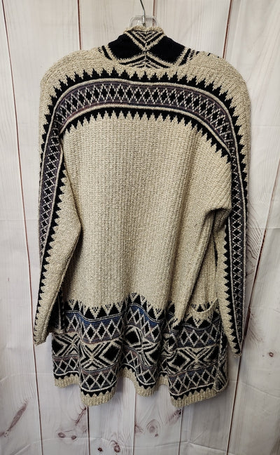Lucky Brand Women's Size M Beige Cardigan