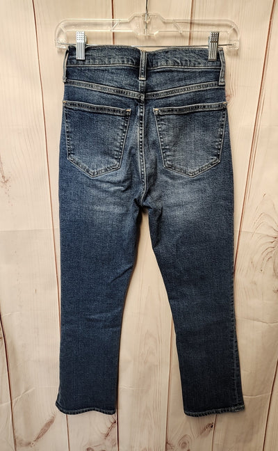 Gap Women's Size 24 (00) Blue Jeans Kick Fit High Rise