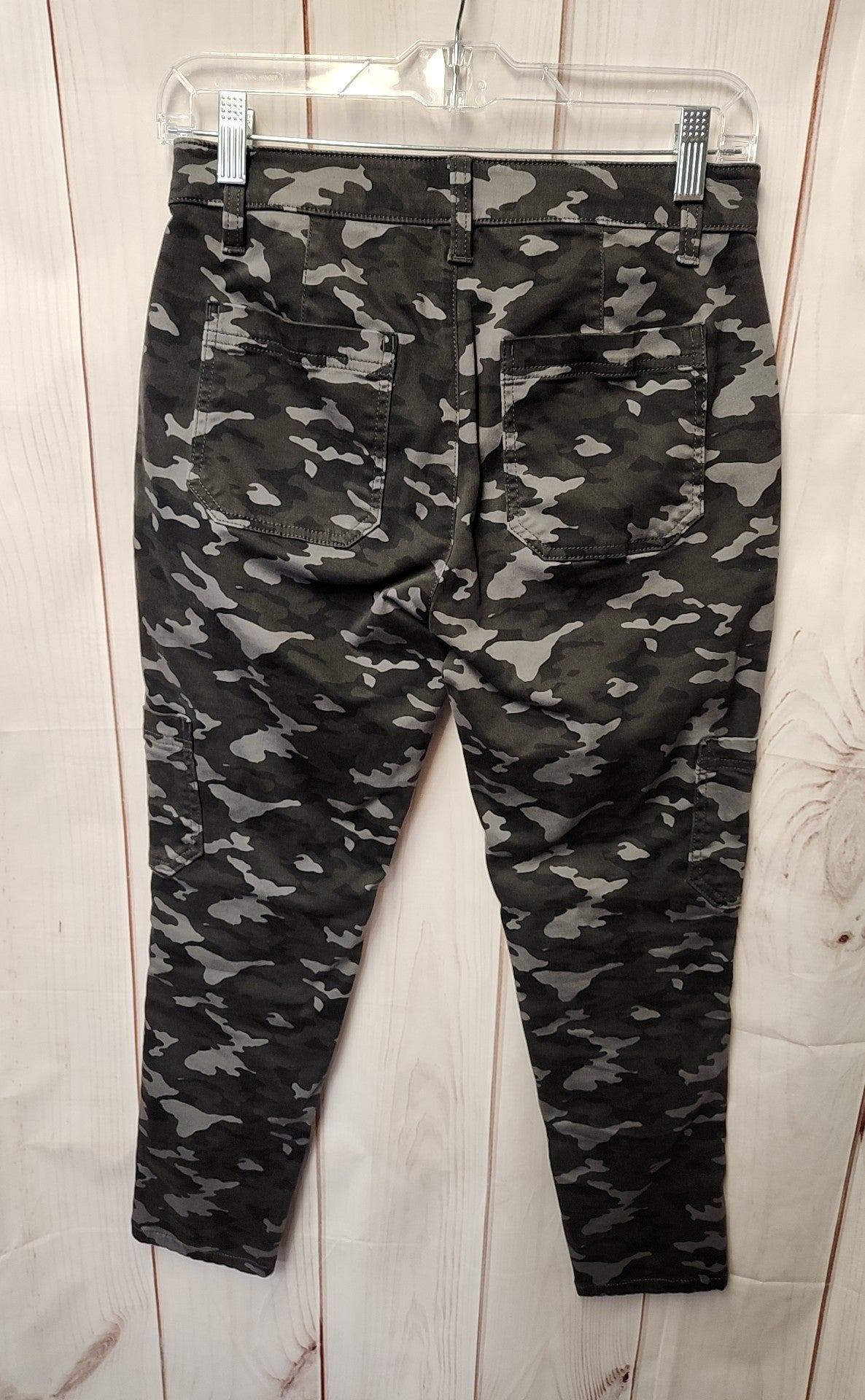Banana Republic Women's Size 2 Petite Gray Camo Pants