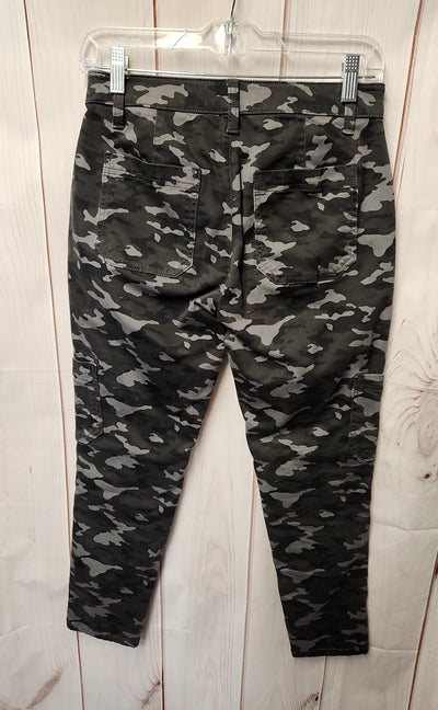 Banana Republic Women's Size 2 Petite Gray Camo Pants