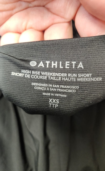 Athleta Women's Size XXS Black Active Shorts