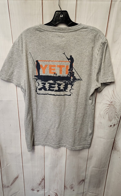 Yeti Men's Size L Gray Shirt