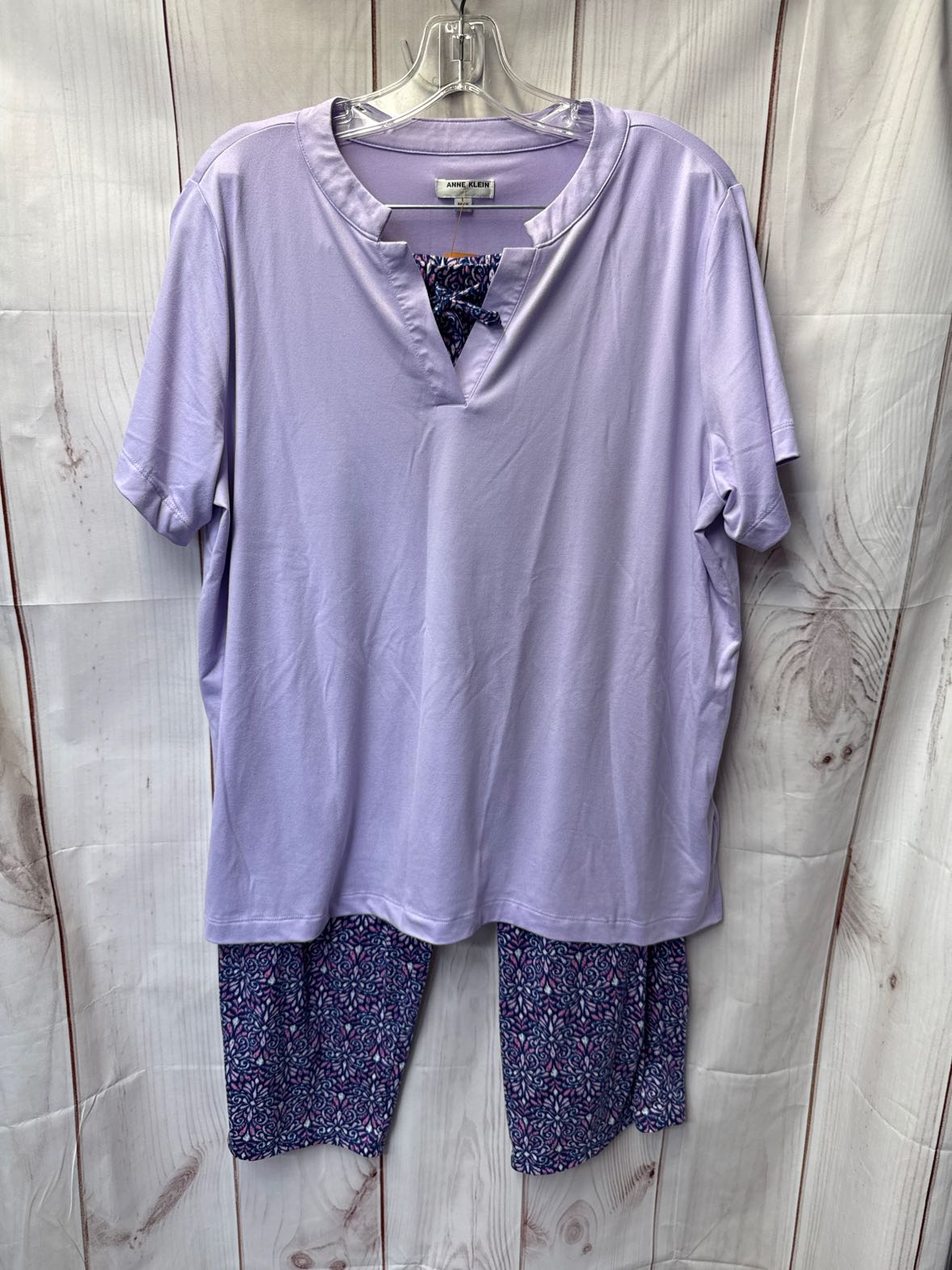 Anne Klein Women's Size L Lavender Pajamas