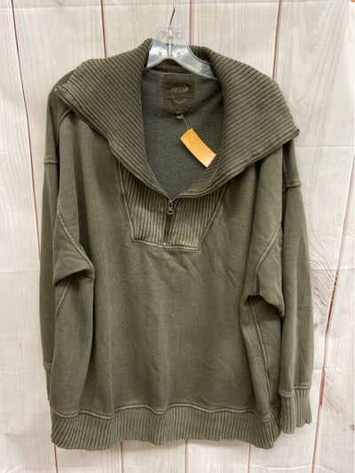 Aerie Women's Size L Green Sweatshirt