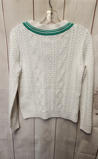 Lands End Women's Size S White Sweater