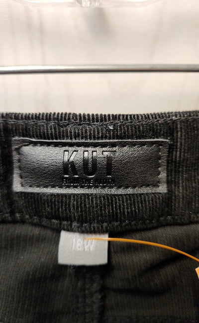 Kut from the Kloth Women's Size 18 Black Corduroy Pants