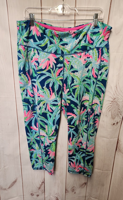 Lilly Pulitzer Women's Size XXL Blue & Green Leggings