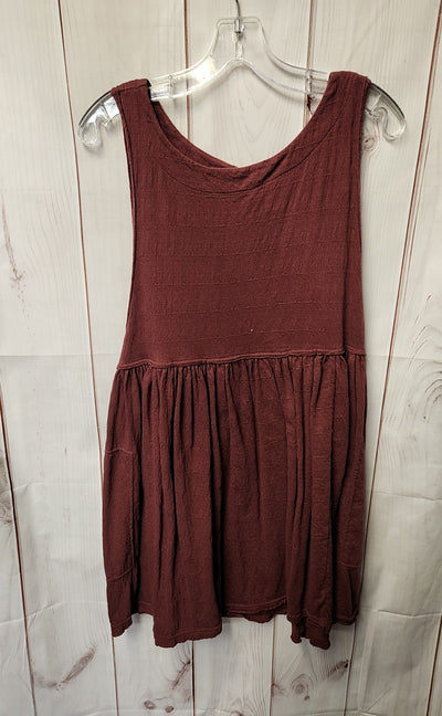 Free People Women's Size M Maroon Dress