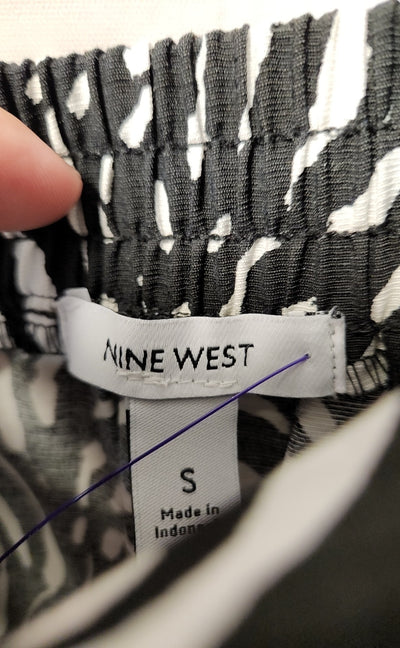 Nine West Women's Size S Black & White Skirt