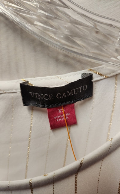Vince Camuto Women's Size XS White Short Sleeve Top