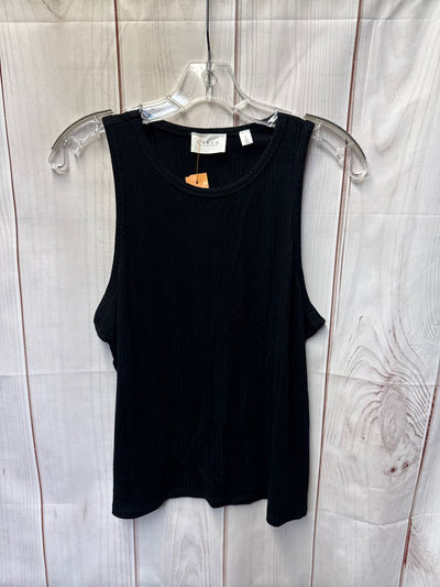 Cyrus Women's Size L Black Sleeveless Top