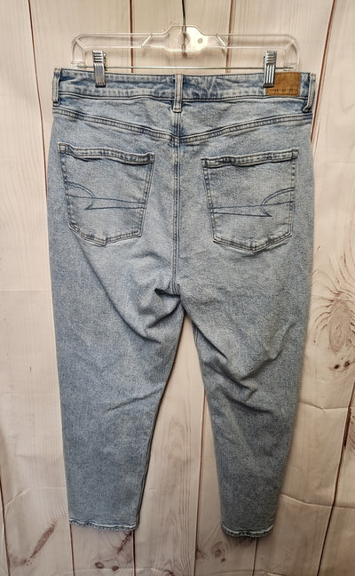 American Eagle Women's Size 31 (11-12) Blue Jeans Mom Jean