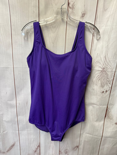 Lands End Women's Size 16 Purple Swimsuit