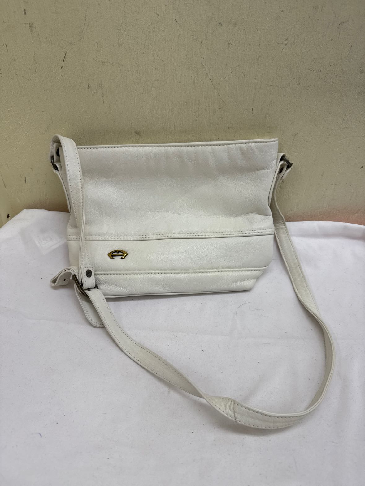 Etienne Aigner White Purse Bag