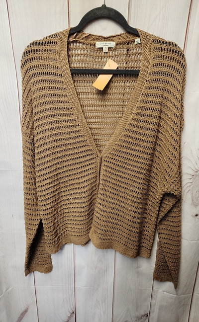 Max Studio Women's Size L Tan Cardigan