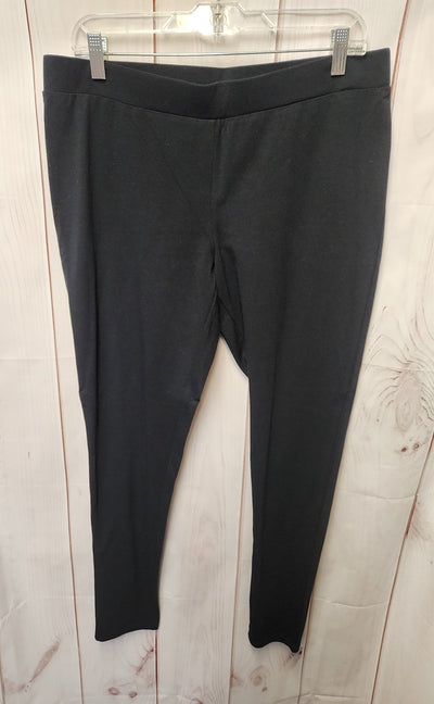 Pure Energy Women's Size 1X Black Leggings