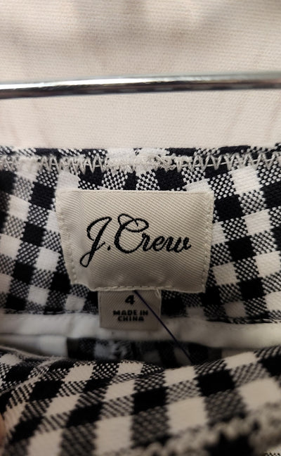 J Crew Women's Size 4 White & Black Shorts