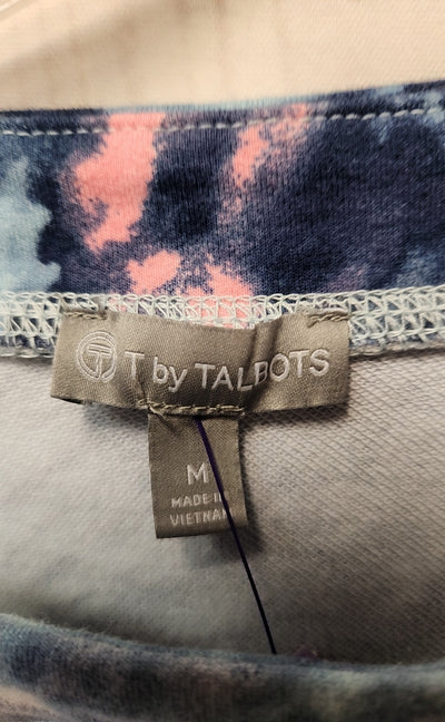 Talbots Women's Size M Blue Tie Dye Sweatshirt