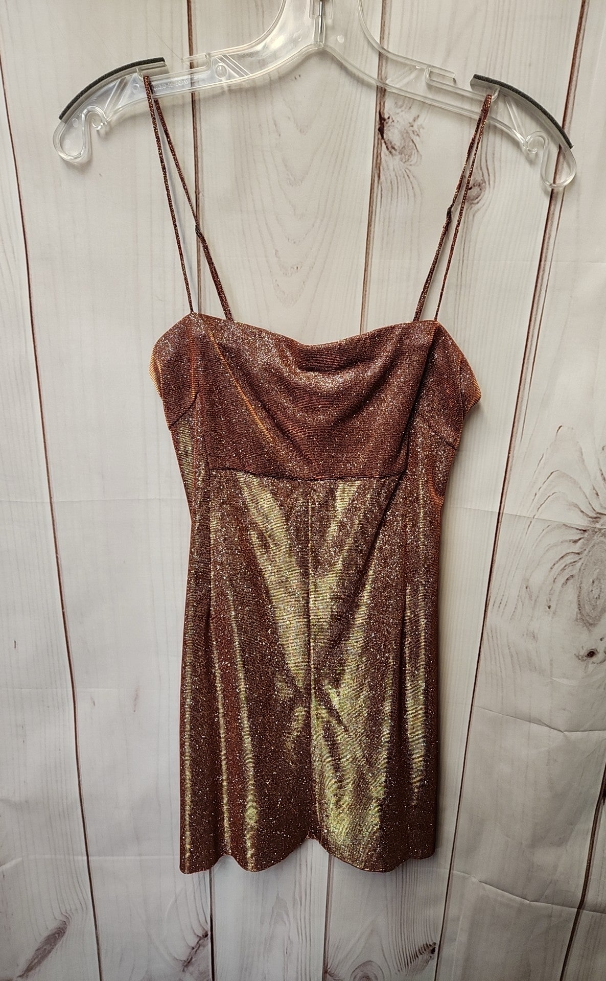 Urban Outfitters Women's Size S Red Metallic Dress