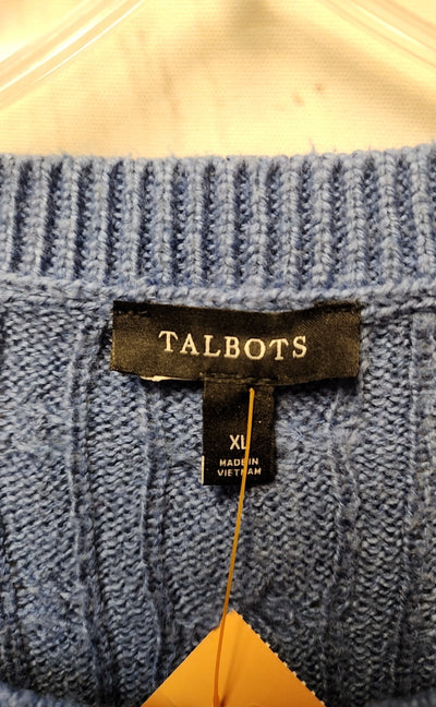 Talbots Women's Size XL Blue Sweater