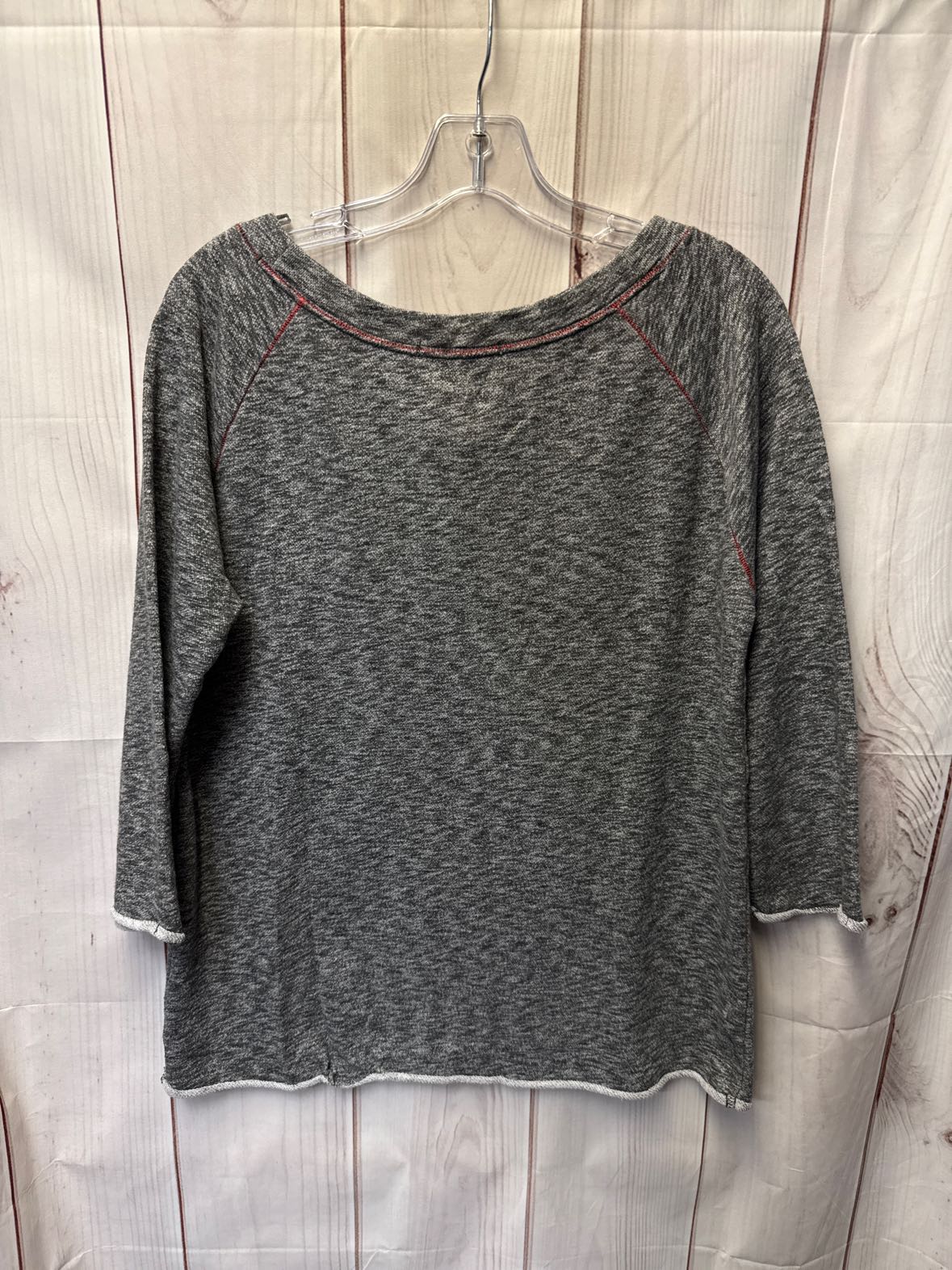 Gap Women's Size M Gray 3/4 Sleeve Top